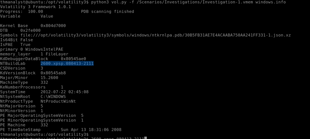 Tryhackme Volatility writeup-魔法少女雪殇